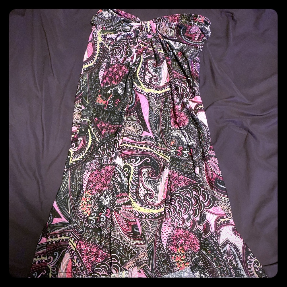 Strapless sun dress